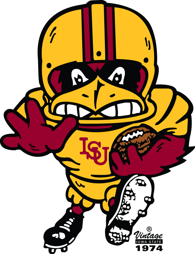 Iowa State Cyclones 1974-1983 Mascot Logo 02 iron on paper